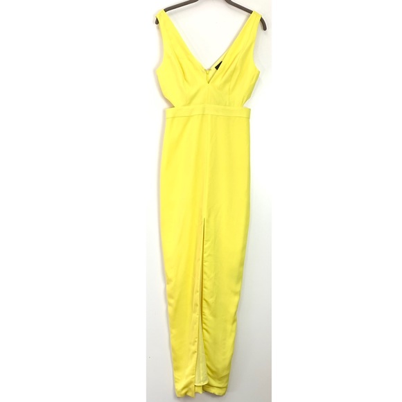 NWOT NBD Greta Gown in Yellow - Picture 3 of 8